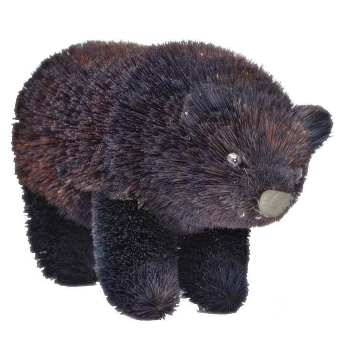 Brushart Bristle Brush Animal Black Bear 12